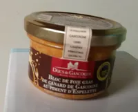 Bloc de foie gras de Gascogne au piment d'Espelette