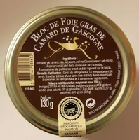 Bloc de foie gras de canard de Gascogne