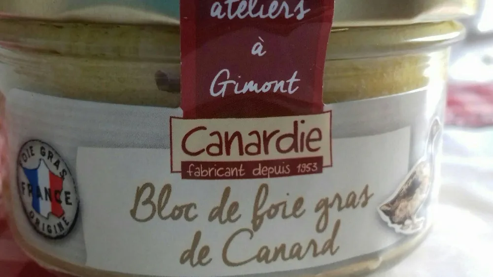 Bloc de foie gras de canard