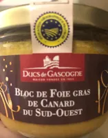 Bloc de foie gras de canard du sud ouest