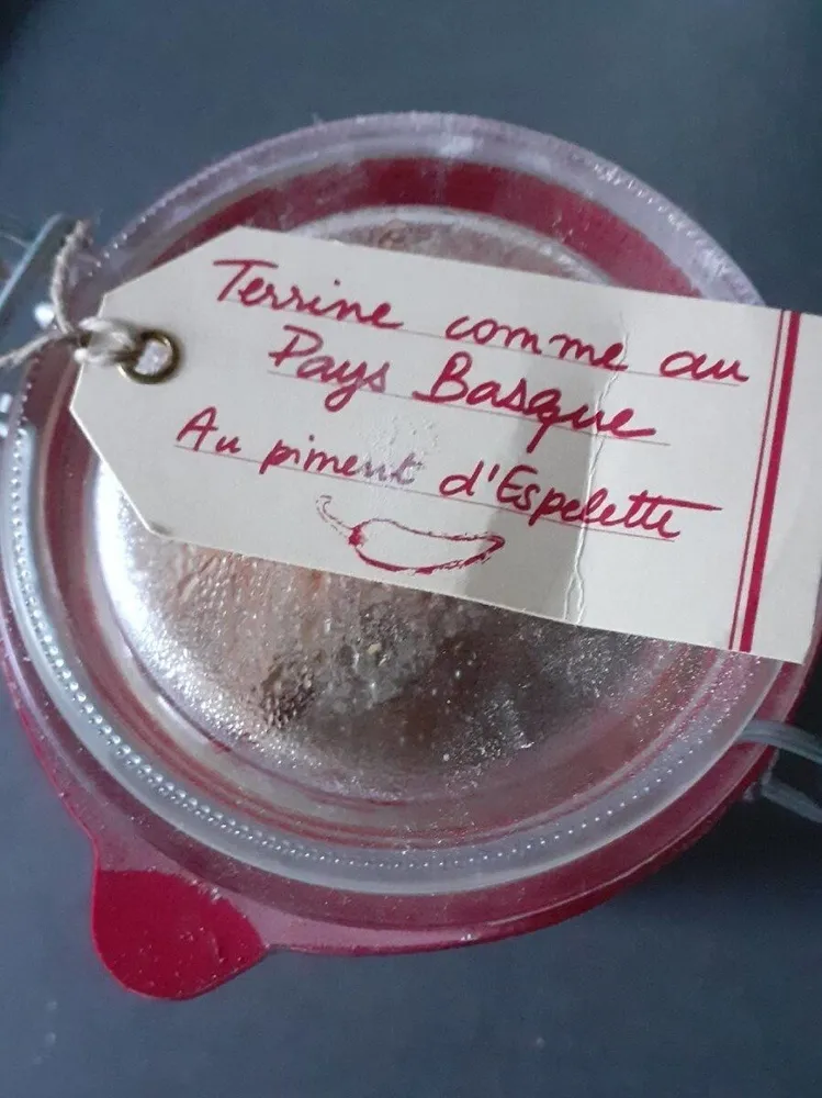 Terrines comme au Pays Basque au piment d'espelette