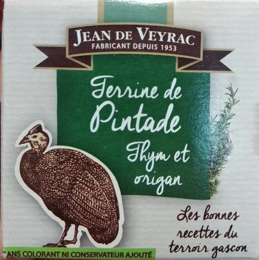 Terrine de Pintade - Thym et origan