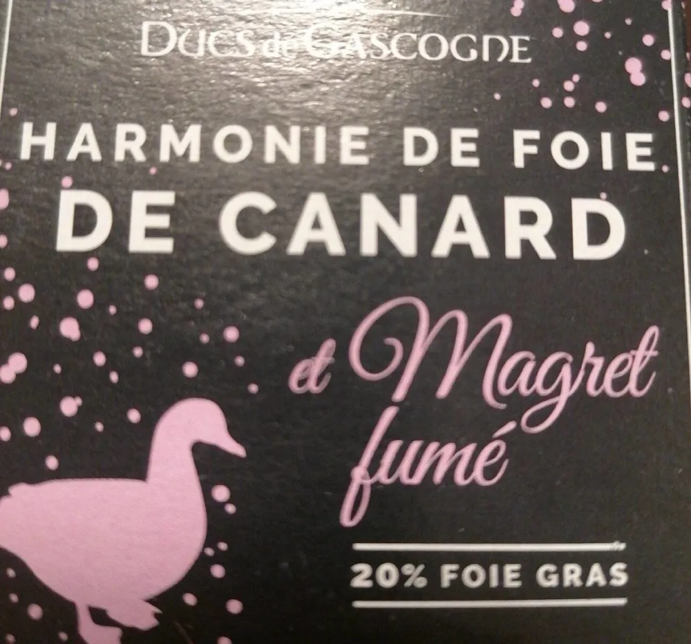 Harmonie de foie de canard