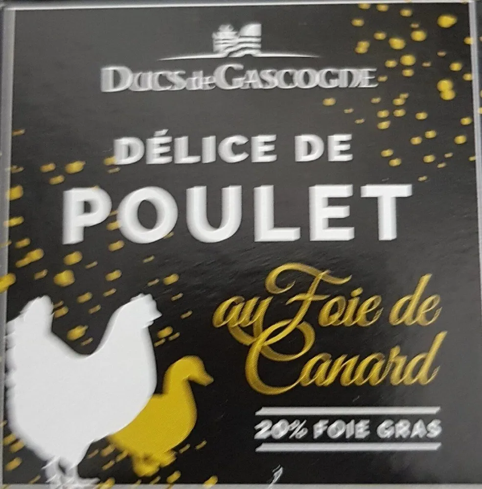 Délice de poulet au foie gras de canard
