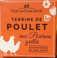 Terrine de poulet aux poivrons grillés