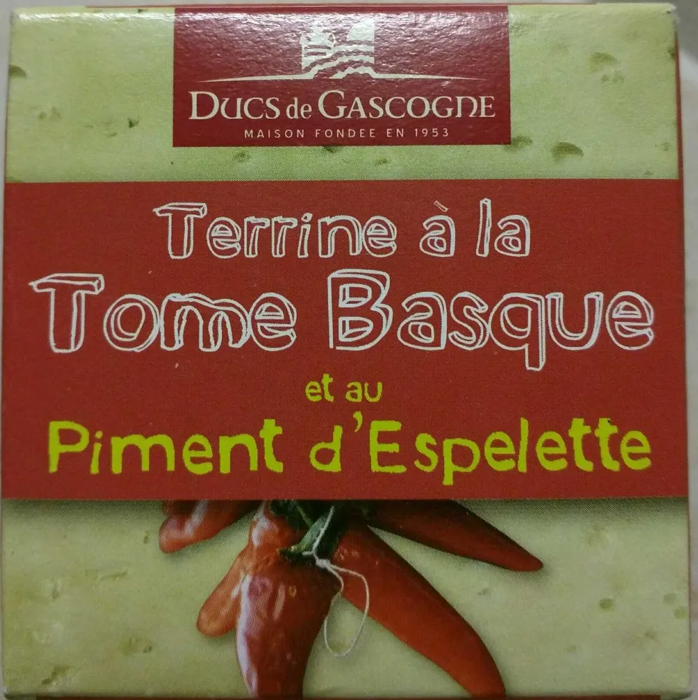 Terrine à la Tome Basque et au Piment d'Espelette