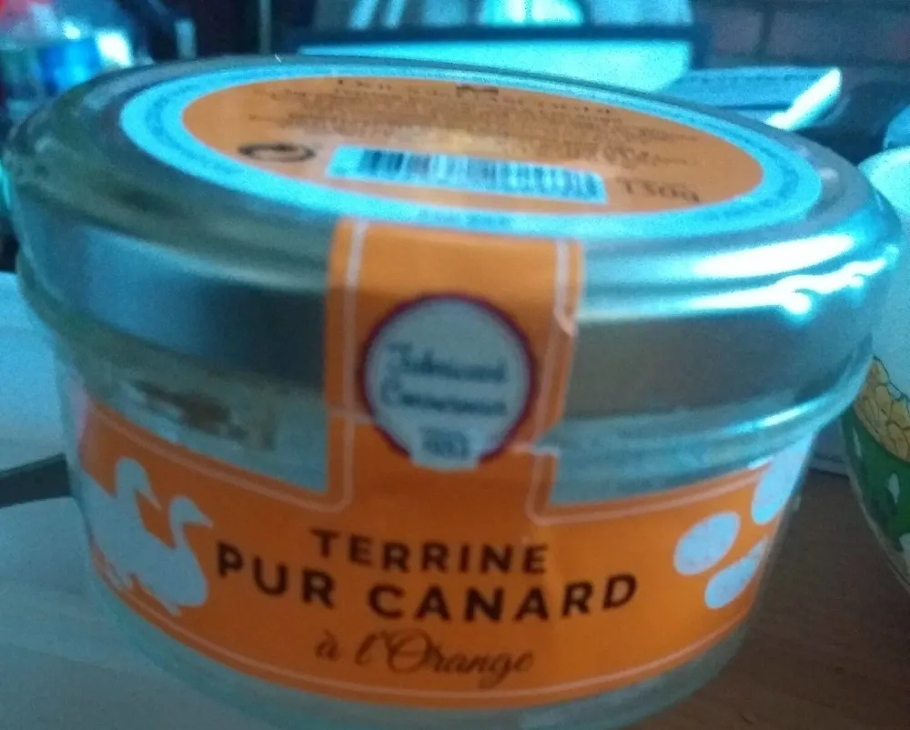 Terrine pur canard à l'orange