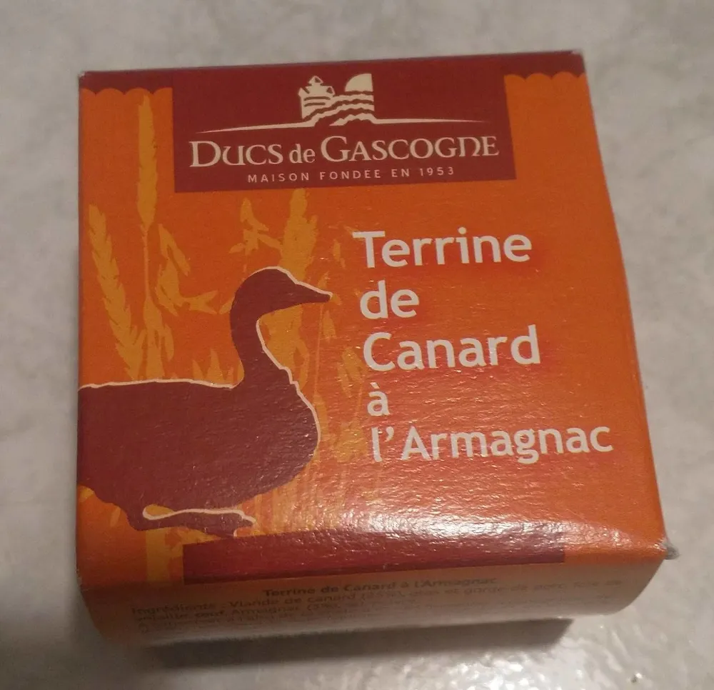Terrine de canard à l'armagnac