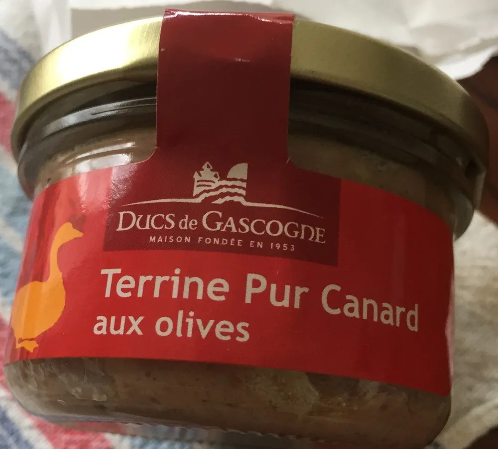 Terrine pur canard aux olives