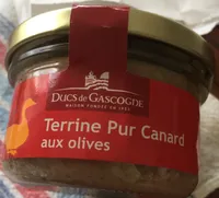 Terrine pur canard aux olives