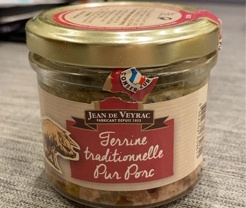 Terrine traditonnelle pur porc