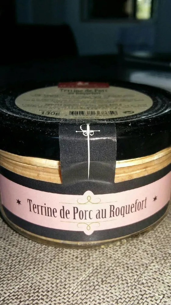 Terrine de porc au roquefort