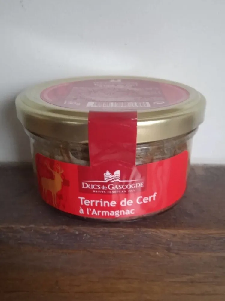 Terrine de cerf à l armagnac