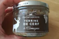 Terrine de cerf à l'Armagnac
