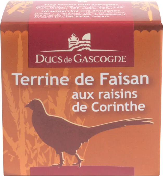 Terrine de Faisan aux raisins de Corinthe
