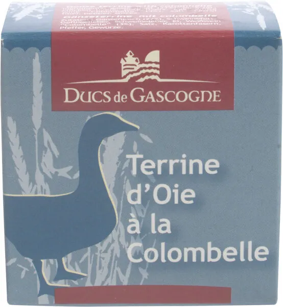 Terrine d'oie à la colombelle
