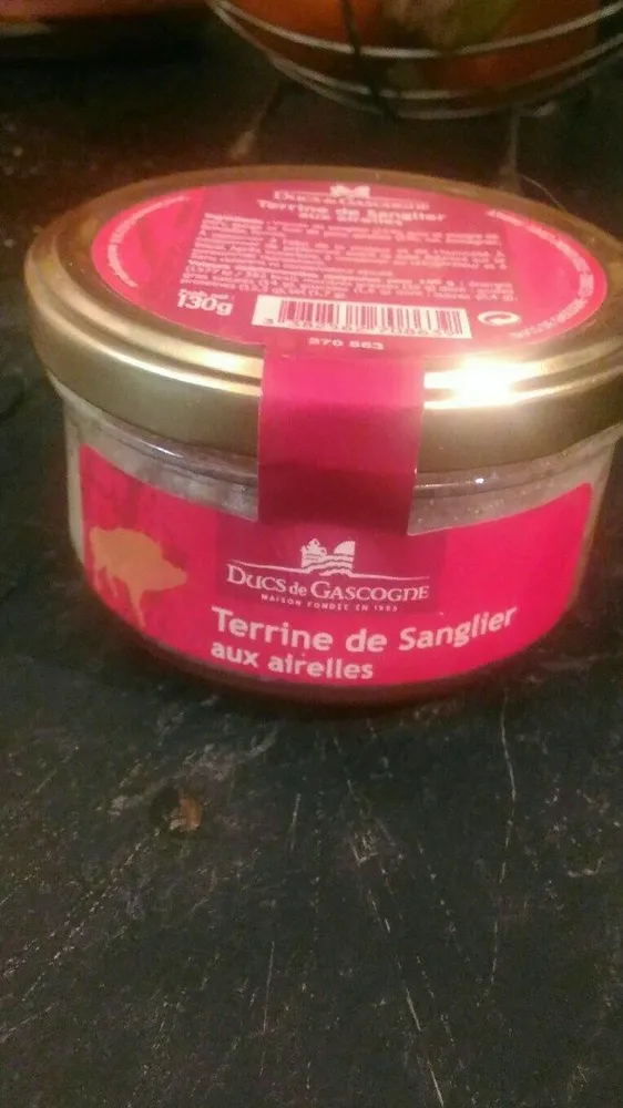 Terrines de sangliers aux airelles