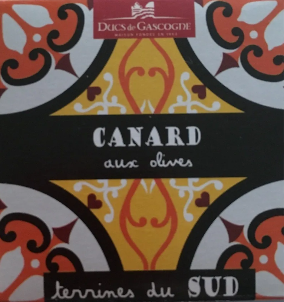 Canard aux olives terrines du sud