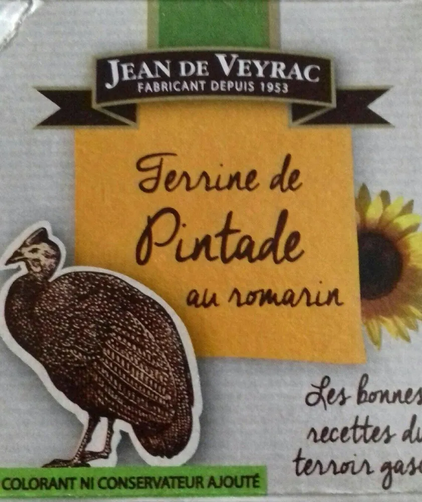 Canardie Perlhuhnterrine Mit Rosmarin 'terrine De Pintade'