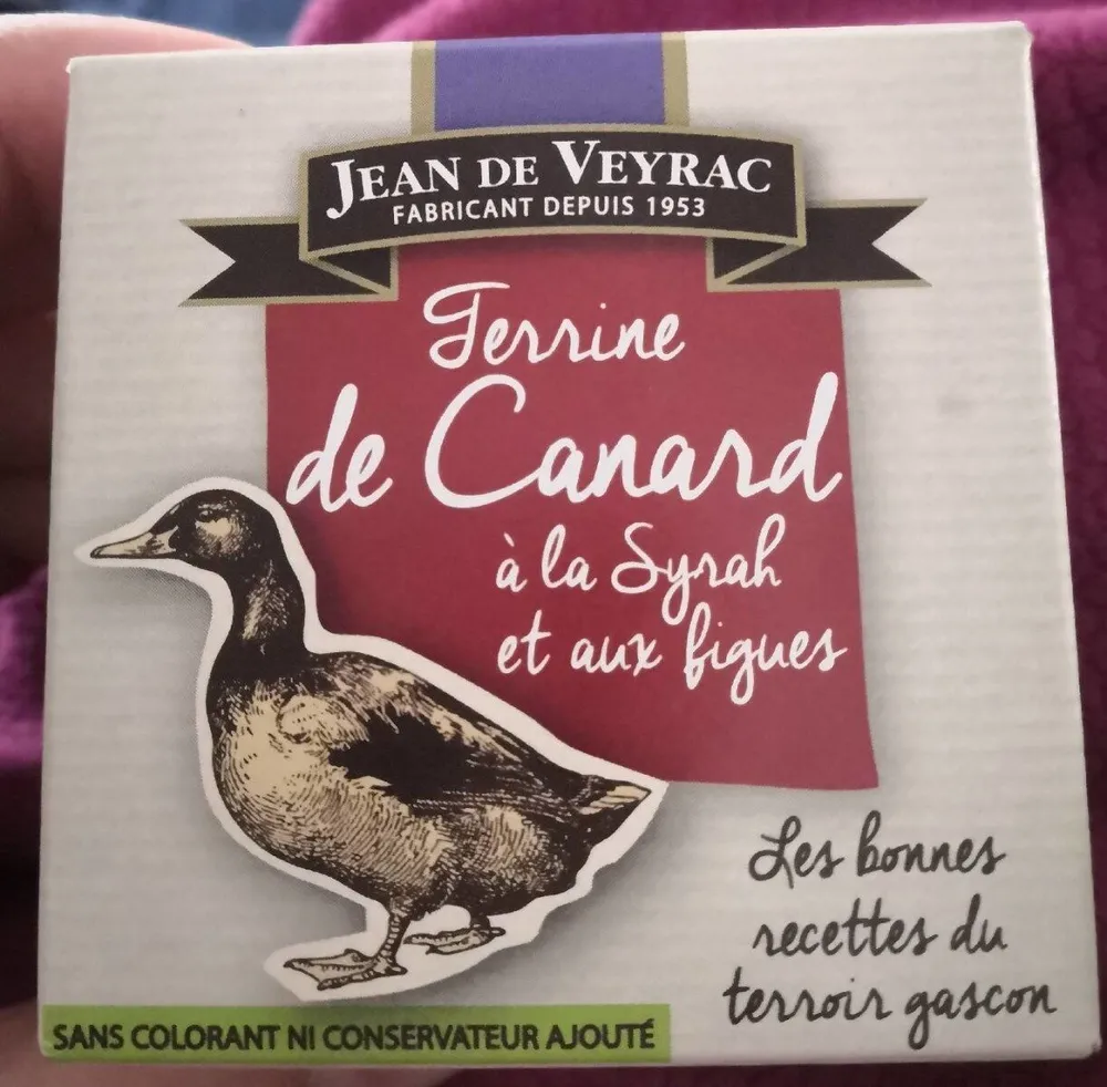 Terrine de canard à la syrah et aux figues