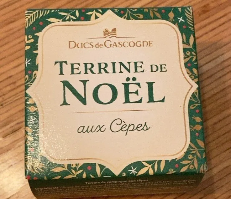 Terrine de Noël aux cèpes