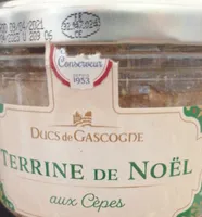 Terrine de Noël aux cèpes