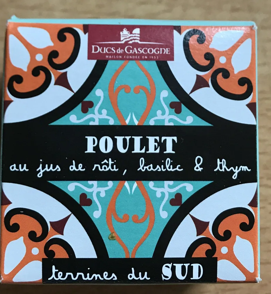 Terrine de Poulet au Basilic et Thym