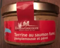 Terrine saumon fumé pamplemousse pavot