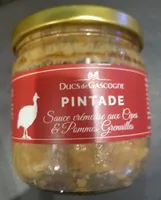 Pintade sauce crémeuse aux cèpes et pommes grenailles
