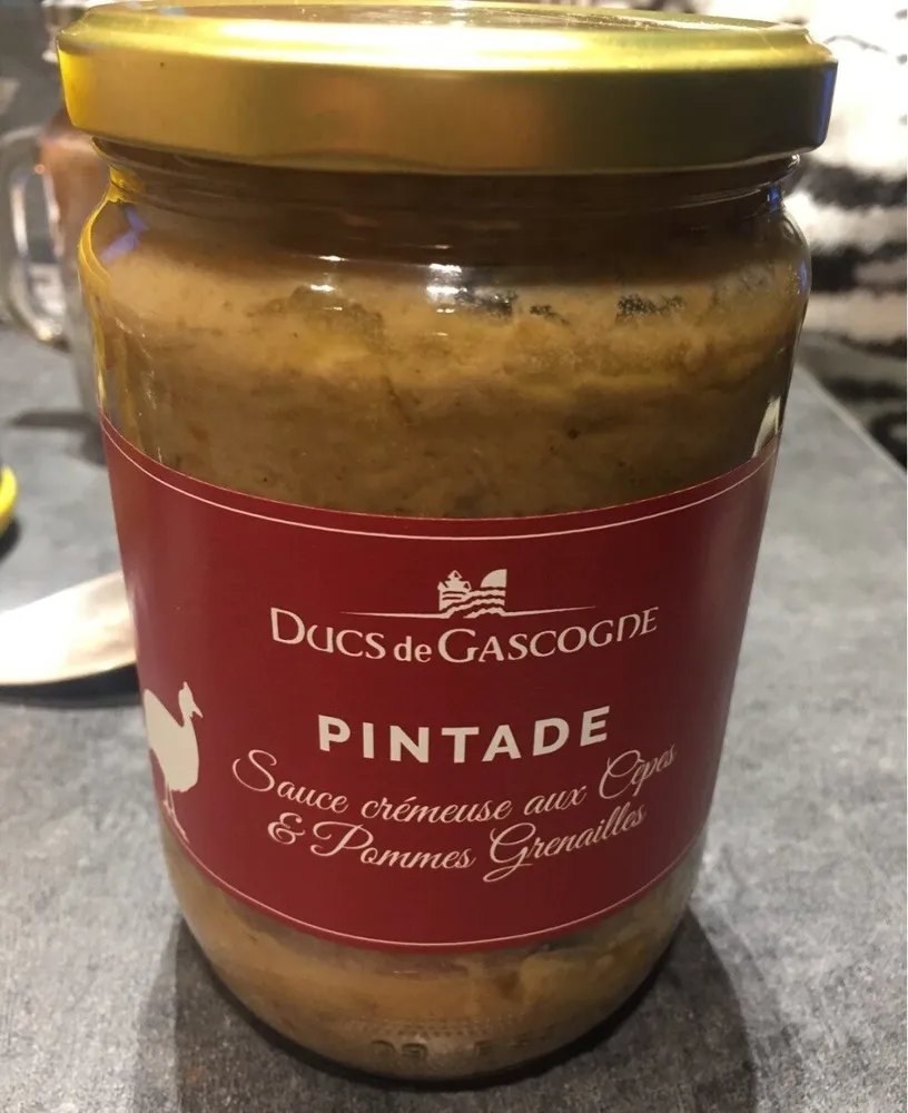 Pintade sauce crémeuse aux cèpes