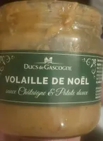 Volaille de Noël sauce châtaigne &patates douces