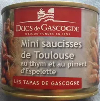 Mini saucisses de Toulouse au thym et au piment d'Espelette