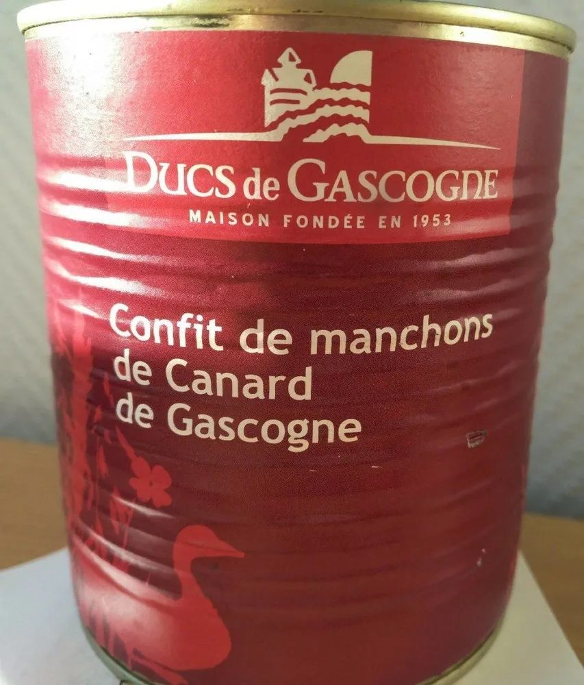 Confit de manchons de canard de Gascogne