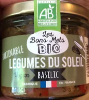Tartinable Legumes du Soleil Basilic