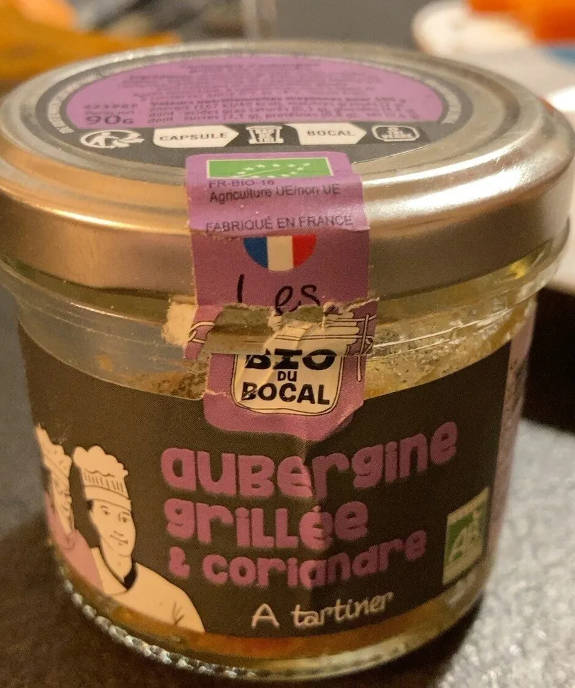 Tartinable d’aubergine et coriandre