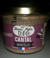 Tartinable Cantal myrtilles