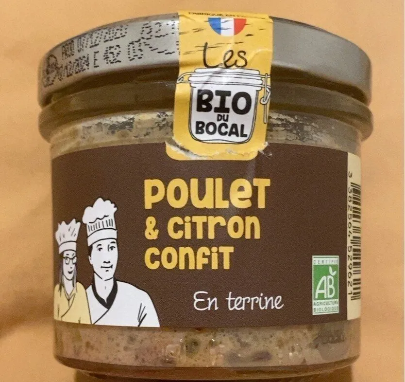 Poulet et citron confit en terrine