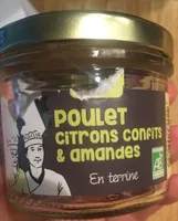 Poulet citrons confits et amandes
