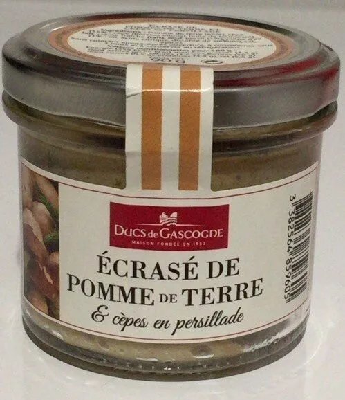 Ecrasée de pimmes de terre et cepes en persillades