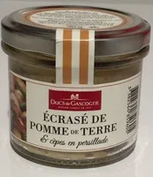 Ecrasée de pimmes de terre et cepes en persillades