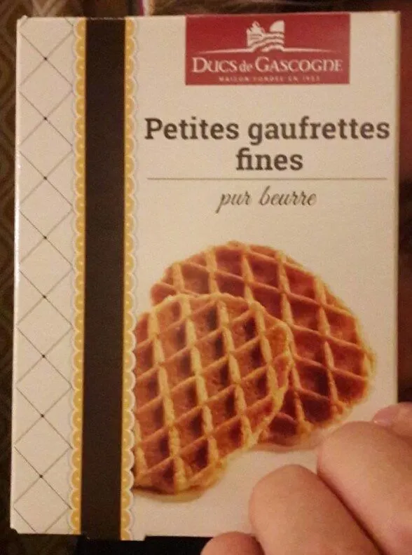 Petites gaufrettes fines pur beurre