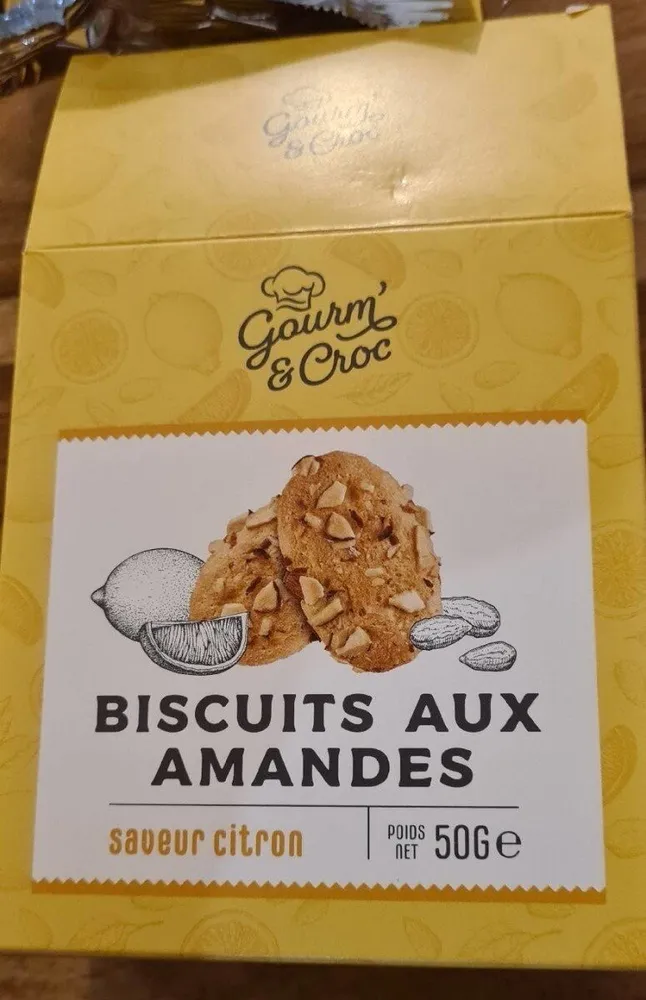 Biscuits aux amandes saveur citron