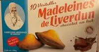 12 véritables madeleines de Liverdun noix de coco
