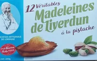 Madeleines de Liverdun à la pistache