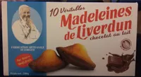 Madeleines de liverdun au chocolat au lait