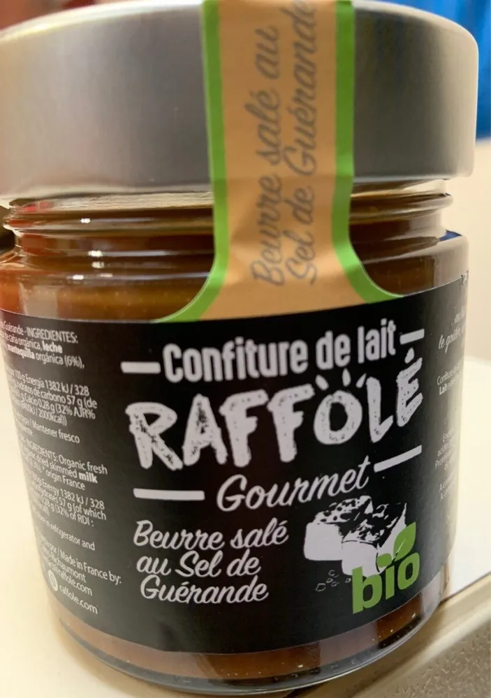 Raffolé gourmet bio beurre salé sel de Guerande