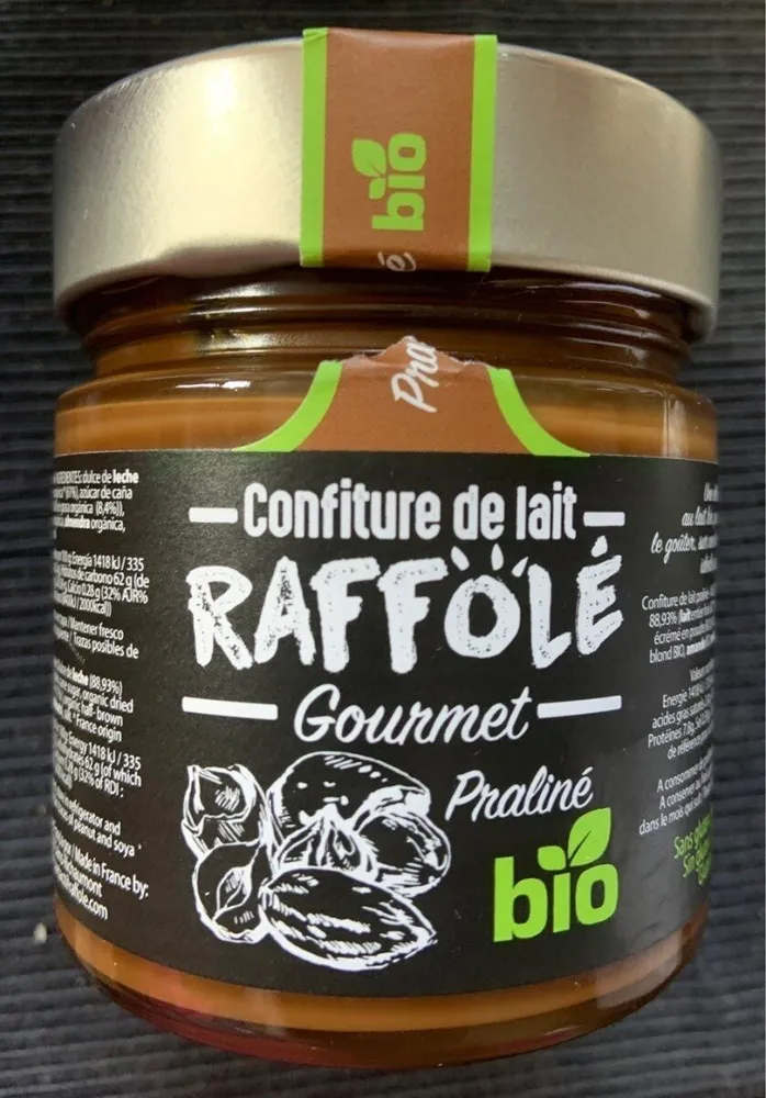 Raffolé gourmet praliné bio