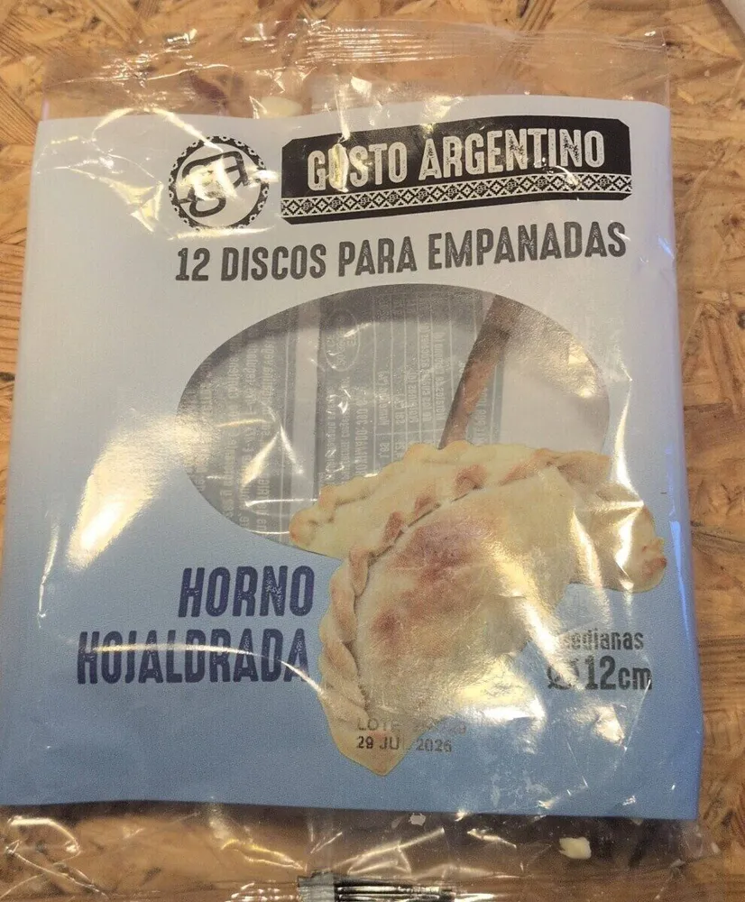 12 discos para empanadas