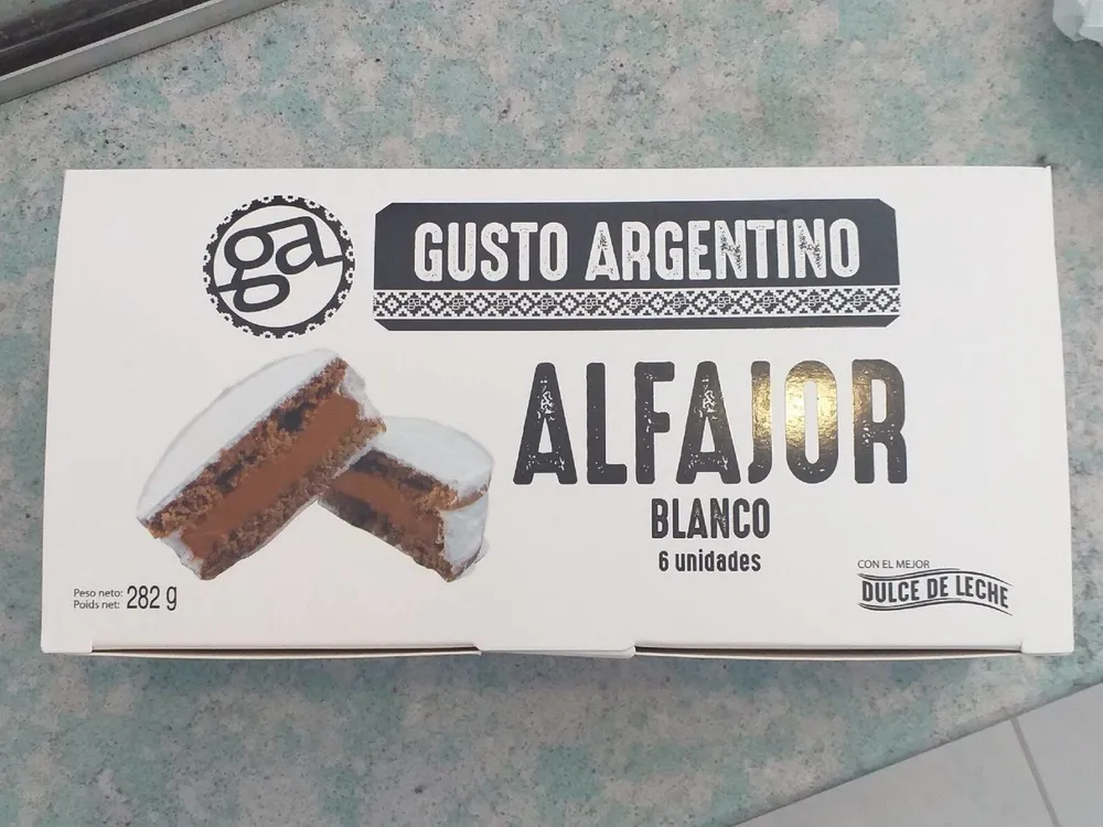 Alfajor Blanco - Gusto Argentino
