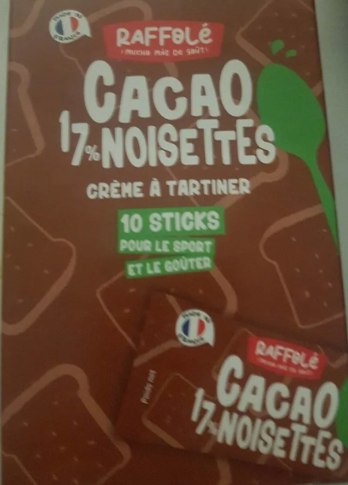 CACAO 17% NOISETTES CRÈME À TARTINER